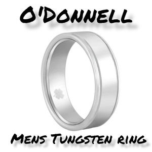 Mens Tungsten O'Donnell Style Ring